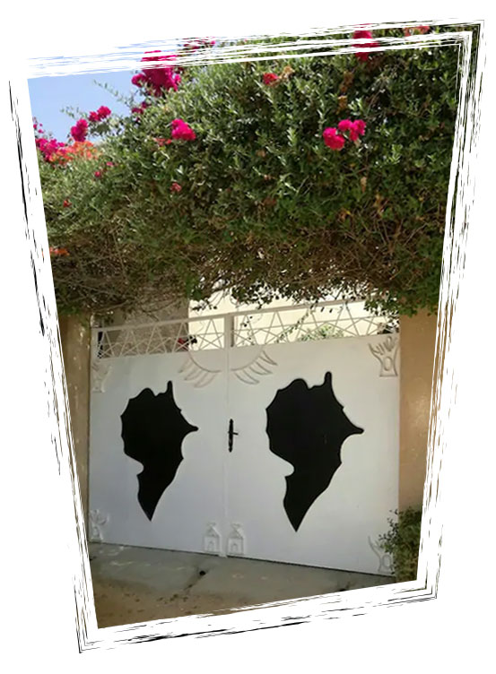 Porte d'entrée de la VillaJammu Africa